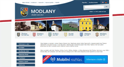 Desktop Screenshot of modlany.cz